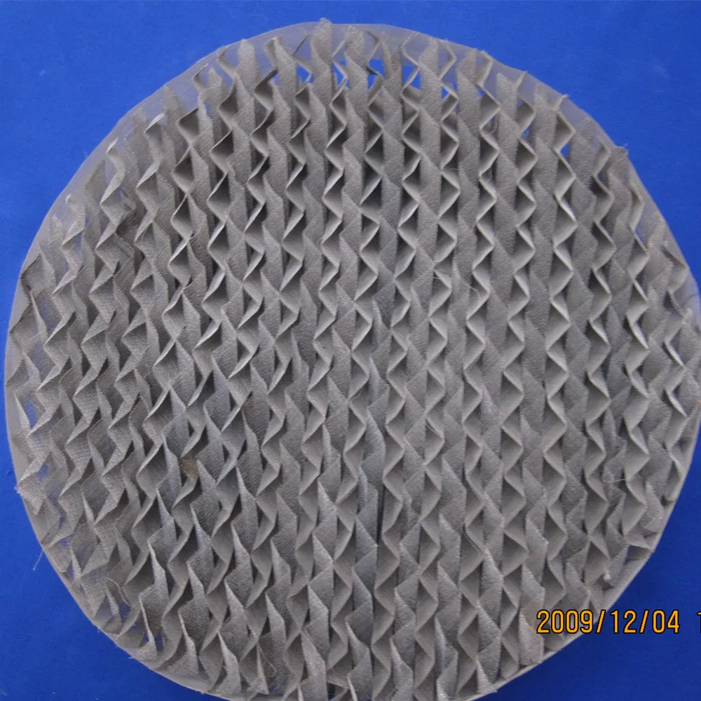 stainless steels metal wire gauze corrugated structured packing