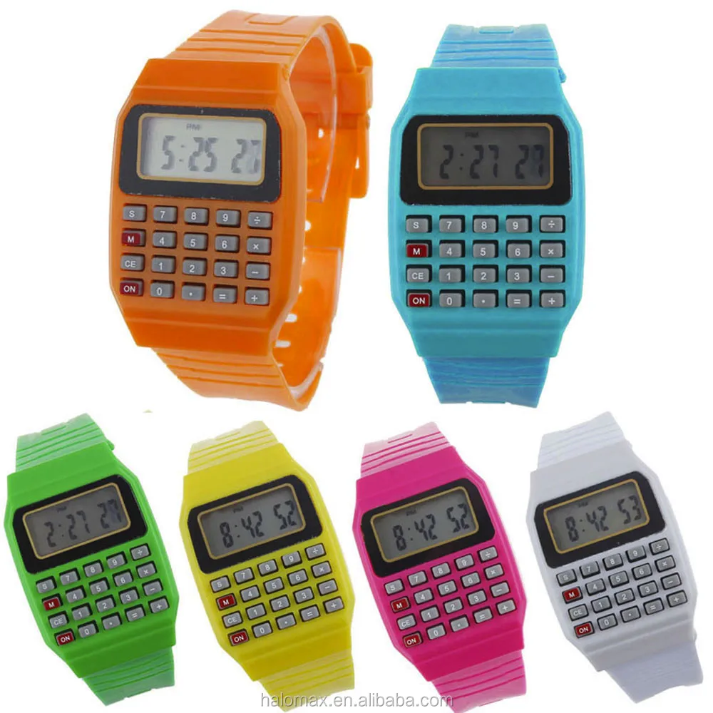 waterproof calculator watch