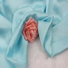 Shiny smooth 100% polyester satin woven soft chiffon scarf fabric