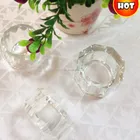 Decorative Table Party Decorative Crystal Table Napkin Ring For Wedding Banquet Party Dinner Occasions