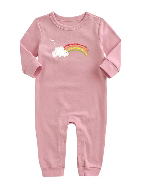 manufacturer New design fashion high quality baby long sleeve growsuit baby playsuit