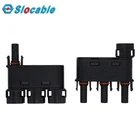 Mp4 Pv Connectores Company High Quality 1000V IP68 3 To 1 CN40 MP4 Solar PV Connector