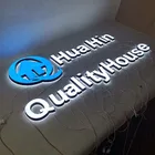 Led Illuminated Signs Cheap Price Advertising Led Illuminated Acrylic Channel Letter For Storefront Wall Sign