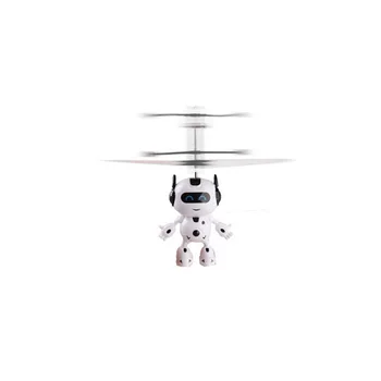 Inductive Flying Robot mini infrared induction Toys Inductive Flying UFO RC Robot Helicopter Flyer Toys
