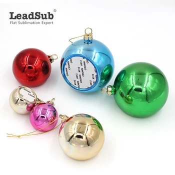 Red Green Pink Golden Plastic Christmas tree ornaments balls wholesale