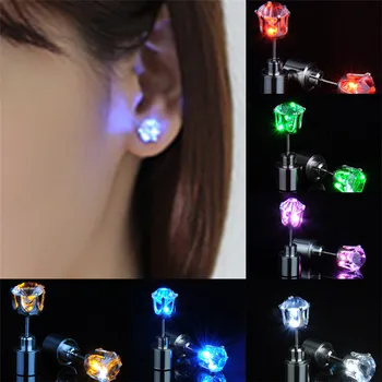 2021 wholesale event supplier Glow Party Gifts Light Up LED Earrings