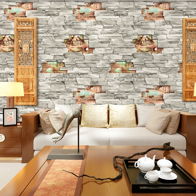 Cheap Price Wholesale Home Decor New Modern Natural 3d Stone Vinyl Wallpaper  - Buy Cheap Price Wholesale Wallpaper,New Modern Wallpaper,3d Stone Vinyl  Wallpaper Product on 