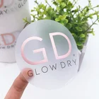 Transparent Sticker Waterproof Vinyl Custom Transparent Sticker Rose Gold Foil Clear Stciekrs Printing