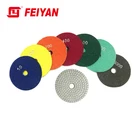 7 Diamond Factory Direct 7 Steps 4 Inch Resin Bond Flexible Diamond Wet Polishing Pads Economic Type