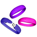Bracelet Usb Flash Drive 2gb Hot Sale Colorful Logo Printing Customized Bracelet Usb Wristband Flash Drive 2gb 4gb 8gb