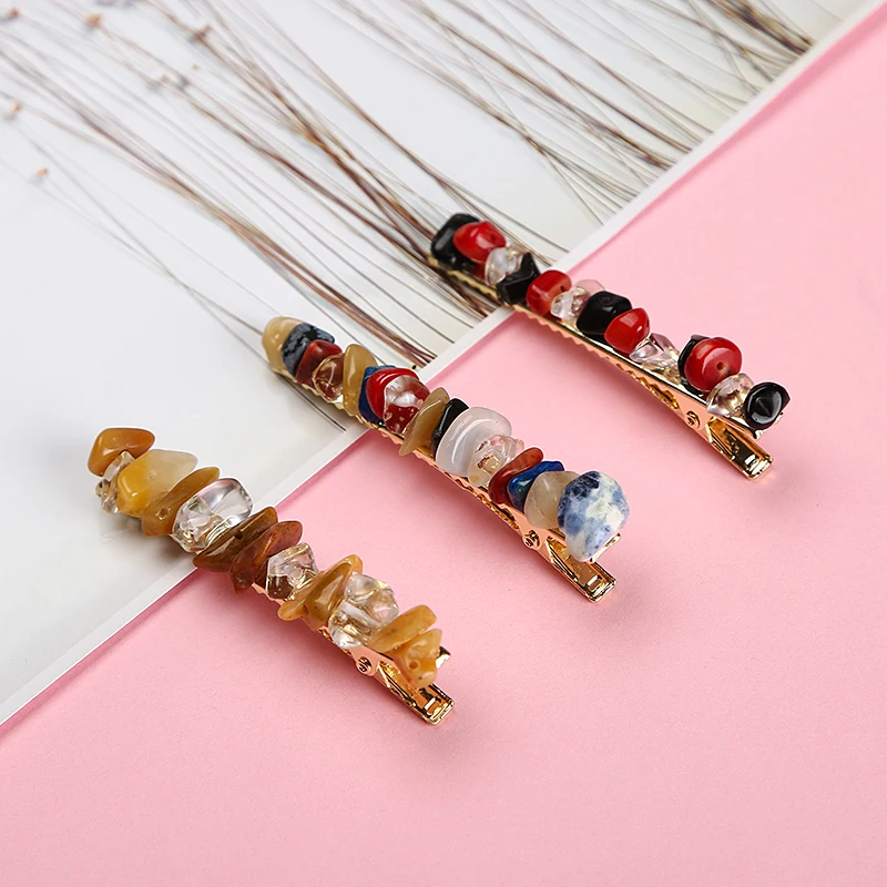 hair pins with stones