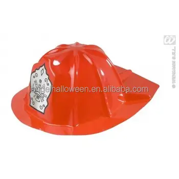 man hat Accessory for Fireman Firefighter Fire plastic Fancy Dress hat BP1851