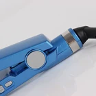 Titanium Plate 1.25inch Digital Flat Iron Pro Nano Titanium 1/4 Inch Flat Iron LCD Display Titanium Plate Flat Iron