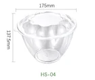 Plastic Bowl Bowl Transparent Plastic Bowl Transparent Reusable Take Away Disposable Plastic Salad Bowl With Lid