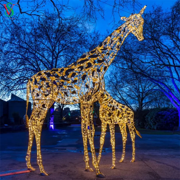 giraffe fairy lights