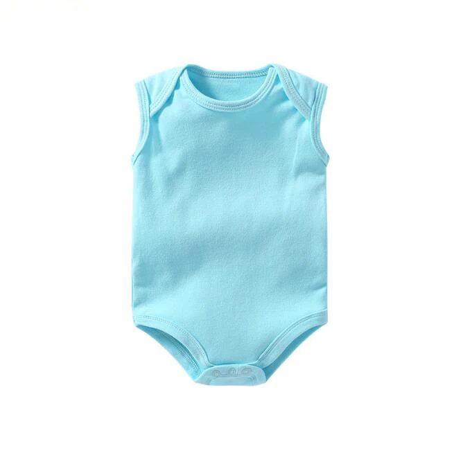 manufacturer Bodysuits rompers summer sleeveless 2022 new girl baby romper organic