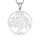 Necklace DZ002 2021 New Style Trendy Custom Stainless Steel Tree Of Life Jewelry Necklace For Women