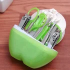 Favor Apple Design 9pc Manicure Pedicure Tool Set Bridal Shower Wedding Favor