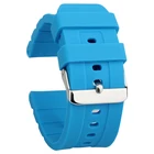 Rubber Watch Soft Replacement Sports Rubber Silicone Watch Band Strap