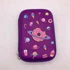Custom Pencil Cute Custom Print EVA 3D Hardtop Donut Design Pencil Case