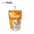Drink Packaging Drink Packaging Laminated Plastic Sauce Drink Pouch With Spout Packaging Bag With Spout