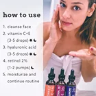 Skin Ordinary Vitamin C Serum For Face Skin Care Set Bottle With Dropper
