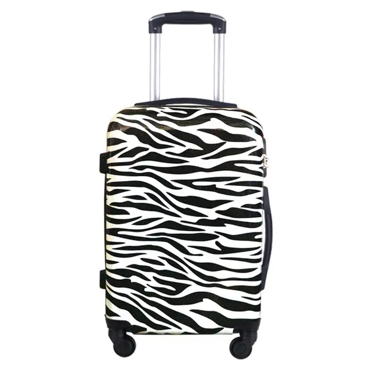 zebra luggage hard case