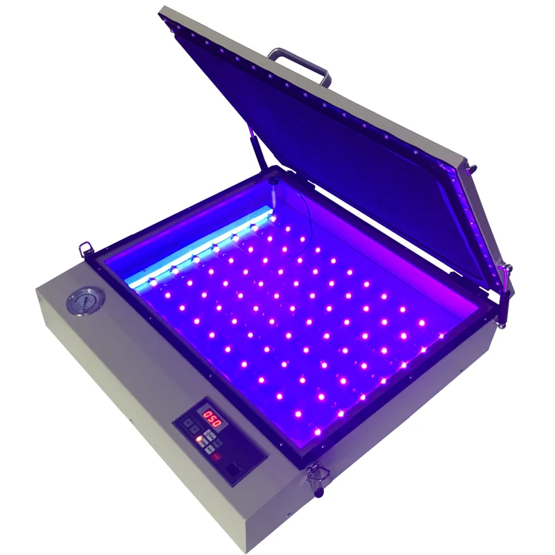 Led Tabletop Screen Printing Unit With Vacuum 50*60cm Led Light - Buy 50*60cm Led Screen Printing Exposure Unit With Vacuum,Tabletop Led Light Exposue Machine 20"*24",Vacuum Exposure Unit For Screen Printing Product