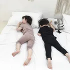 Kids Summer Set Kids Summer Wholesale Children's Cotton T-shirt Pants Sleepwear 2 Piece Set For 2-6Y Boys Girls