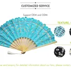 Wedding Wedding White Wedding Fan Folk Style Wedding Favor White Lace Bamboo Hand Fans