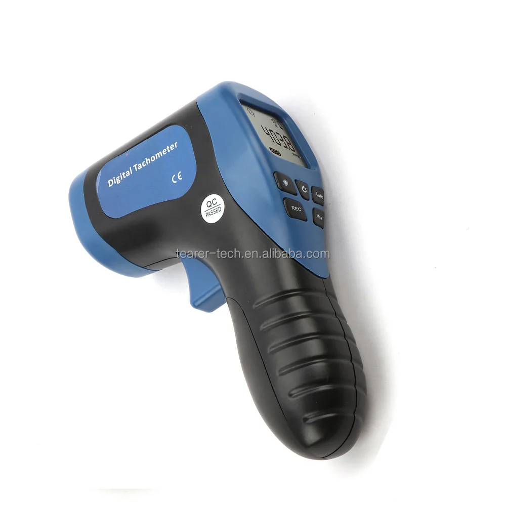 Digital Tachometer Non-Contact Laser Photo Gun RPM Tach Tester Meter Speed Gauge 