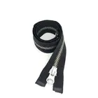 Zipper Jacket Metal Zipper Factory Favourable Price Factory NO.8 Open End Metal Zipper For Jacket