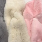 Scarf Plain Dyedyarn Dyed Plush Scarf Winter Ladies And Children's Warm Knitted Plush Scarf Fashion Latest