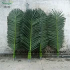 Coconut Artificial Coconuts SJCL - 03 Large Artificial Palm Tree Leaves Simulation Coconut Leaves Green Fresh Coconut Leaves