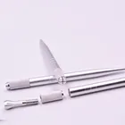 Microblading Pen Sandblasting Process Made Silver Tebori Microblading Pen For Micro Blade Eyebrow