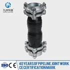 Stainless Steel Fitting Pipe Fitting Joint Hot Sale NPT/BSPT/BSPP Stainless Steel Female Thread Union Rubber Expansion Joint Pipe Fitting