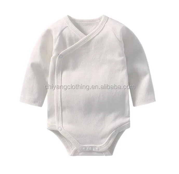 manufacturer Newborn Baby Clothes Cotton Bodysuit Rompers Infant Baby Romper Long Sleeve Baby Overall