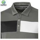 White Polo Wholesales Custom New Design Polyester Spandex Blend Black White Grey Golf Polo Shirts For Men