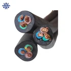 Sheath Wire Copper Wire Flexible Copper Wire 3x10awg Soow Sjoow Multi Core Electrical Wire Rubber Sheath Wire