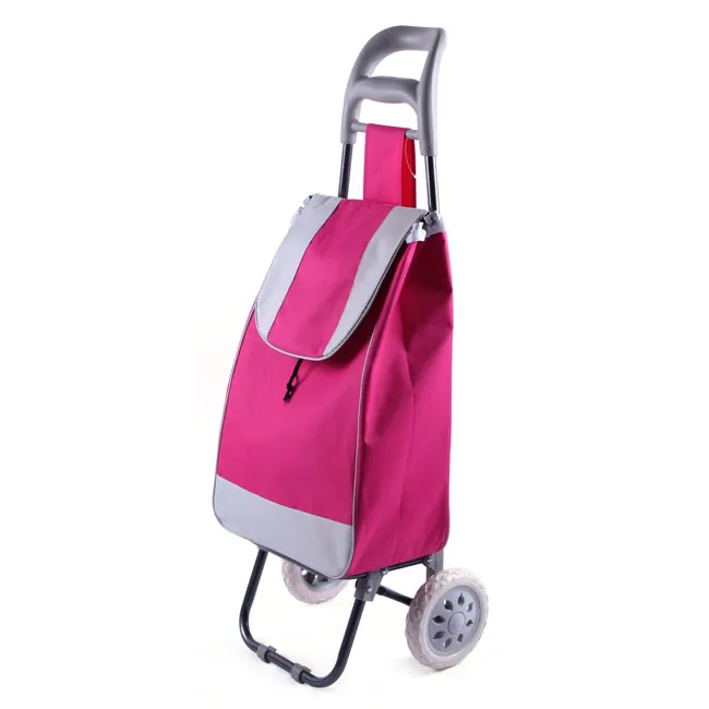 two wheeled shopping trolleys