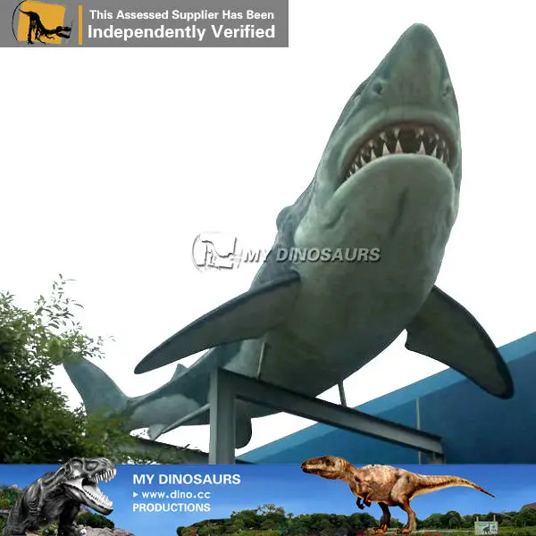 my dino-marine animal free model 3d fiberglass shark