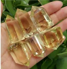 Crystal Gem Crystals Healing Stones 100%Natural Citrine Quartz Crystal Point Gem Stone Healing For Gift
