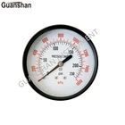 Pressure High Pressure Gauge 3 Inch Pressure Gauge High Cost Effective Gauges Back Connection Gauges Black Steel 75mm