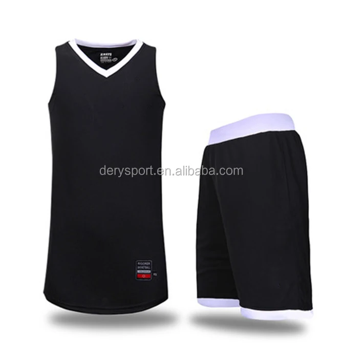 plain black jersey basketball