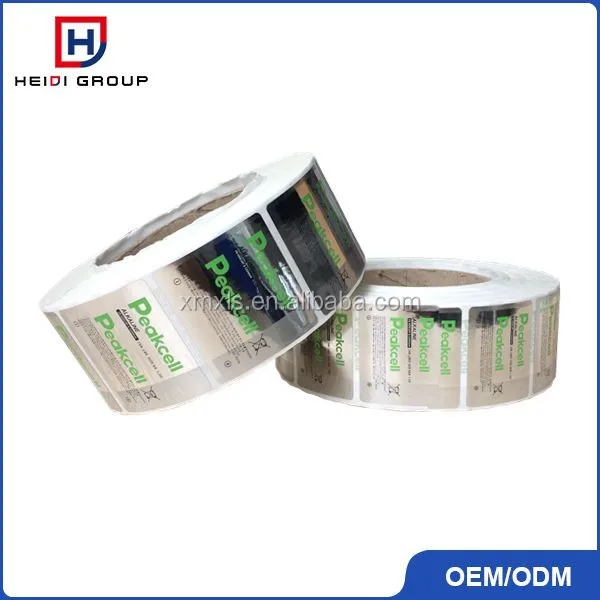 High quality wholesale custom battery sticker