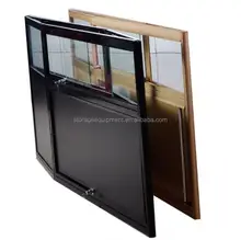 Portable trade show display case, foldable display show cases for exhibition