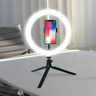 1 Led Light Ring Table Top Dimmable 10 Inch LED Ring Light For Live Broadcast