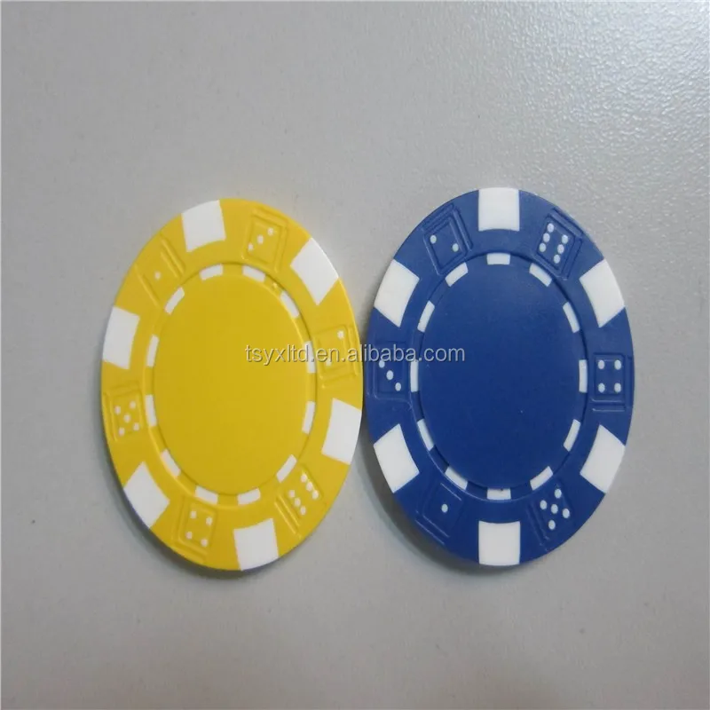 suited printed poker chips