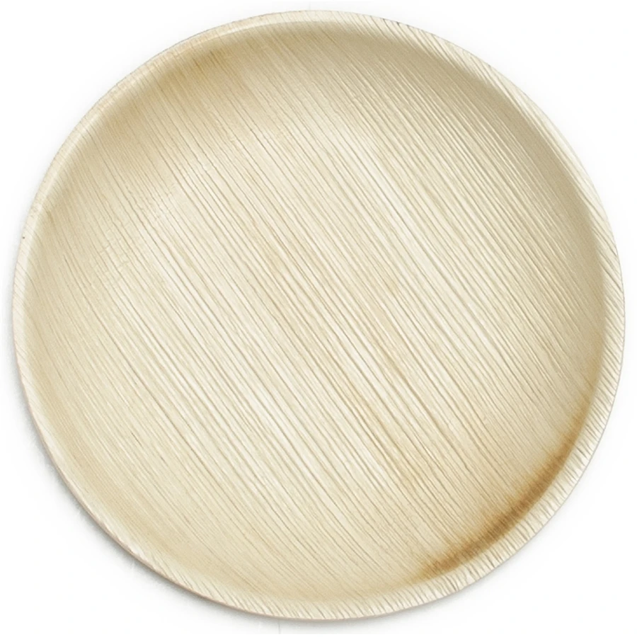 15 cm Disposable Plates Areca Leaf Plate 100% Biodegradable Round Plate 6 Inch 
