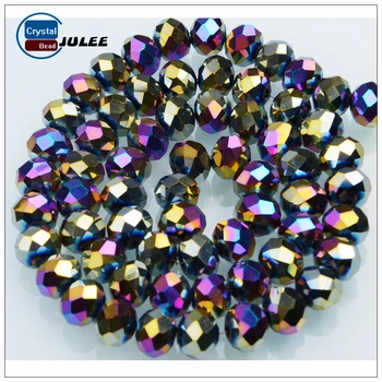 C75-C122 Rondelle Beads 4mm 6mm 8mm Wholesale Crystal Glass Beads